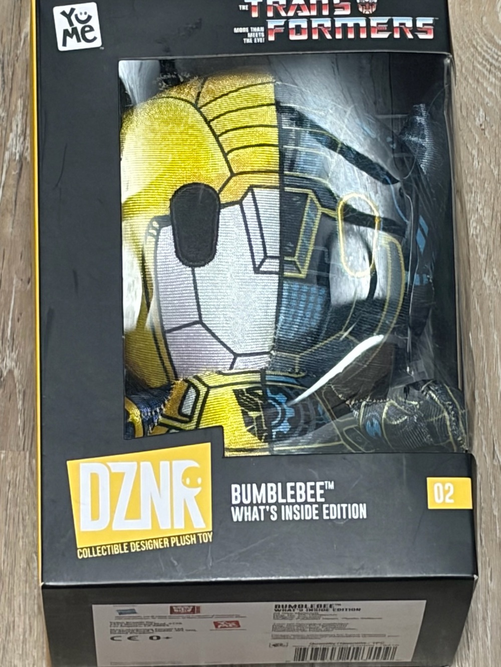 Transformers Bumblebee DZNR Plush What’s Inside Edition NEW